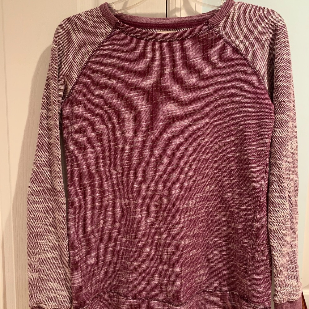 Purple Champion cotton comfy crewneck